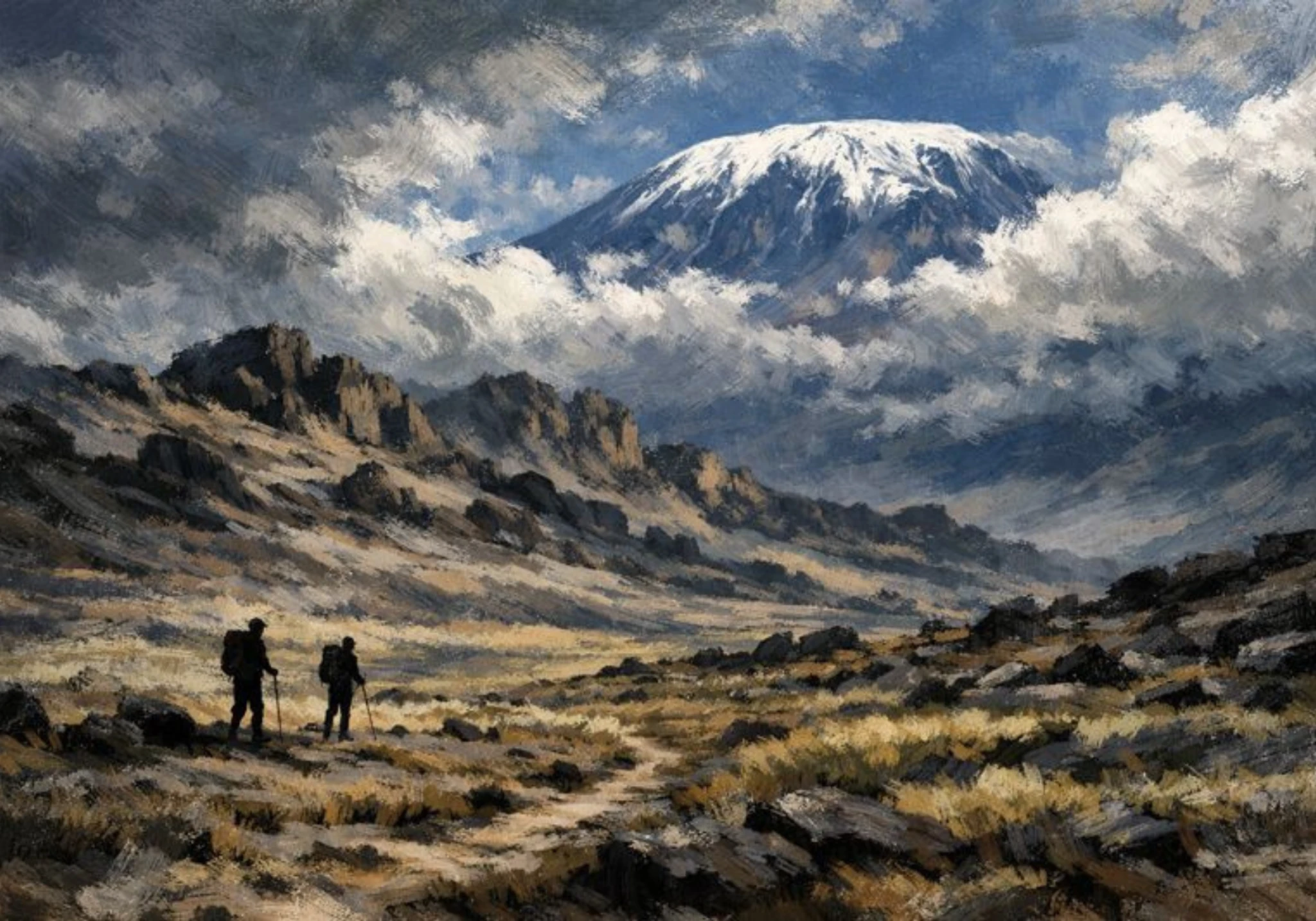 La voie Shira itinéraire Kilimandjaro